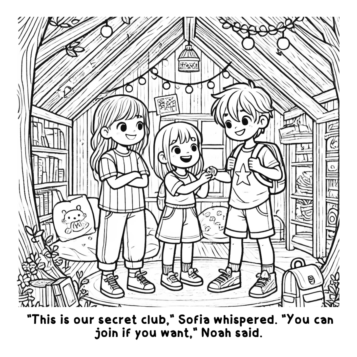 Michelle and her New Neighborhood: A Fun Coloring Story Book