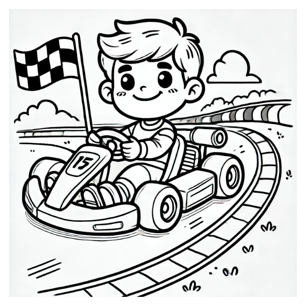 Boys in Action: A Fun Coloring Book of Boy's Favorite Activities