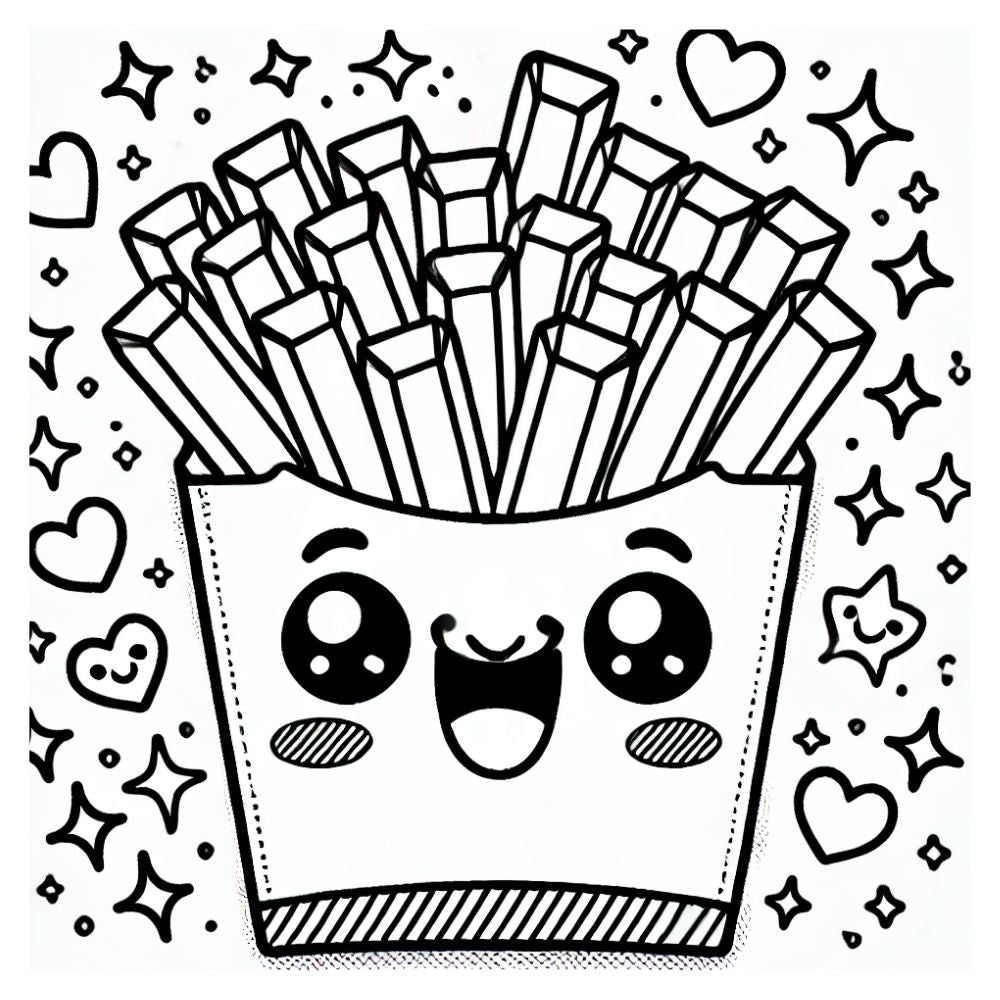 Kawaii Dreamland: A Magical Coloring Adventure