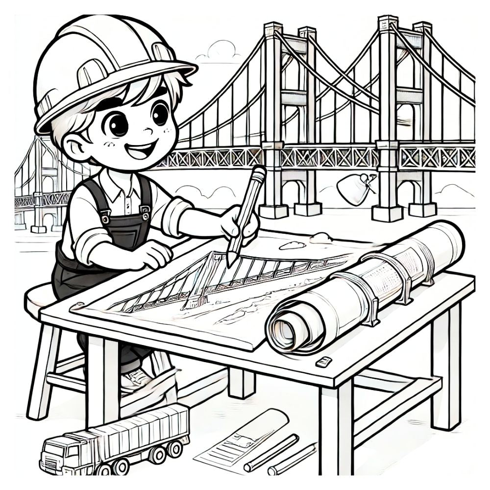 Future Careers: A Kid's Coloring Book
