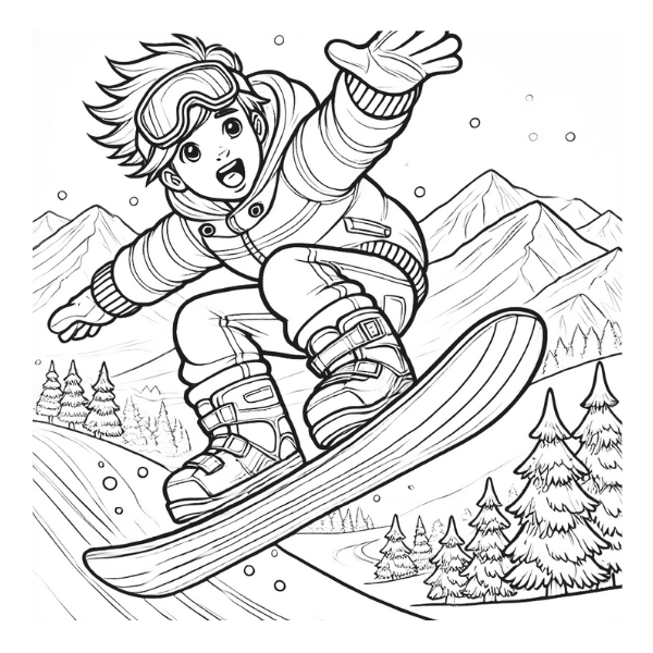 Boys in Action: A Fun Coloring Book of Boy's Favorite Activities