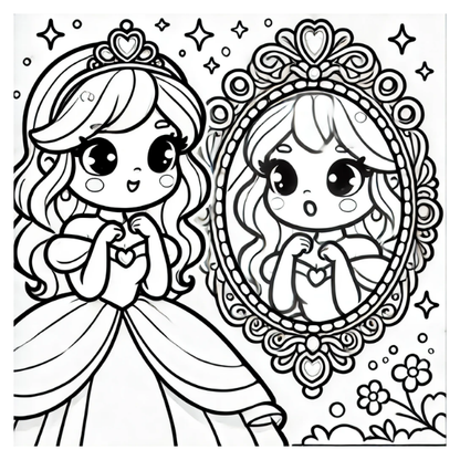 Royal Wonders: Princesses and Castles Coloring Book