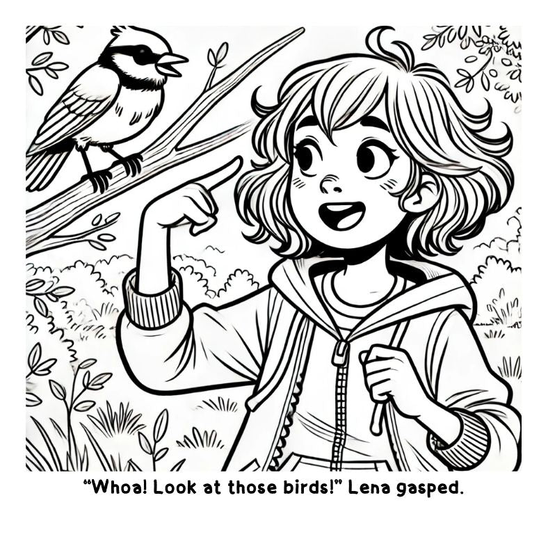 Lena and her Dad’s Skybound Tales: A Fun and Interactive Coloring Book