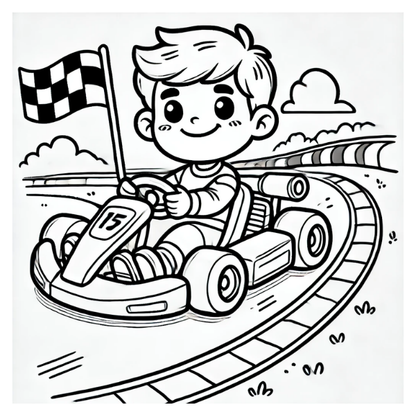 Boys in Action: A Fun Coloring Book of Boy's Favorite Activities