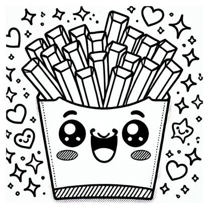 Kawaii Dreamland: A Magical Coloring Adventure