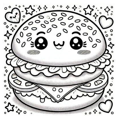 Kawaii Dreamland: A Magical Coloring Adventure