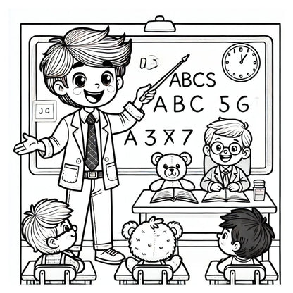 Future Careers: A Kid's Coloring Book