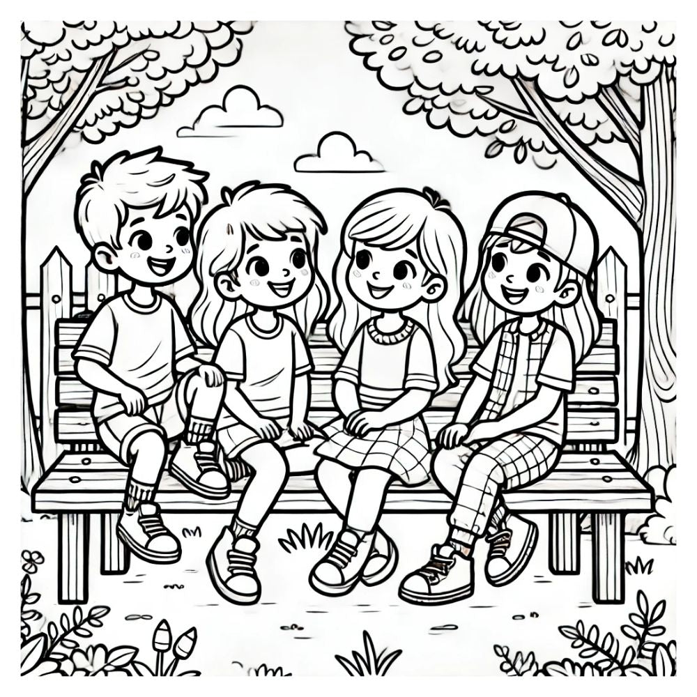 Playground Adventures: A Fun Coloring Book