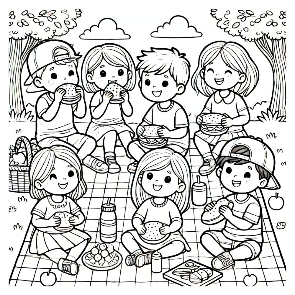 Playground Adventures: A Fun Coloring Book