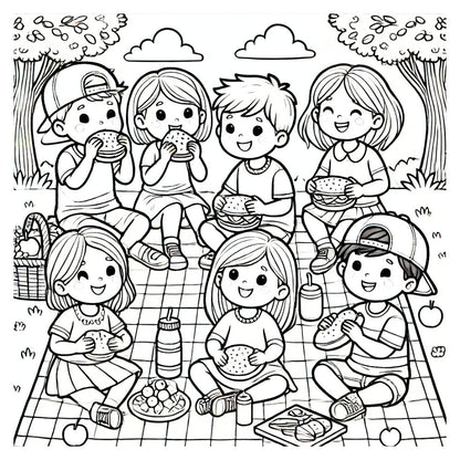 Playground Adventures: A Fun Coloring Book