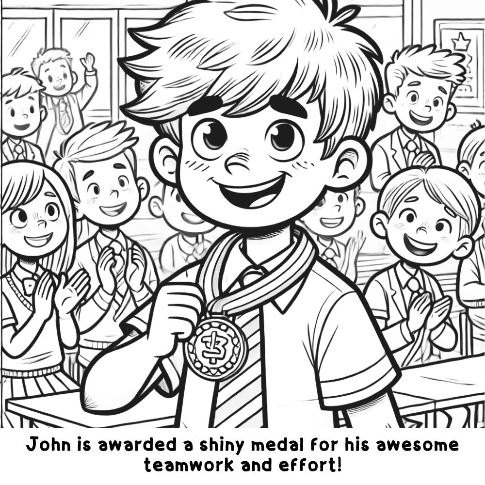Ready, Set, Go! Lily and John's Sports Fest: A Fun and Interactive Coloring Story Book